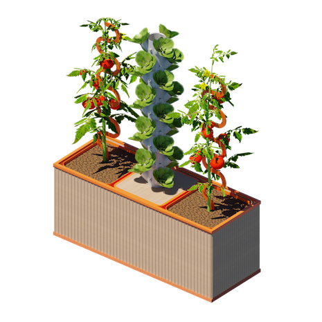 Yield “I want to start growing my own food” (Size S) greenhouse unit
